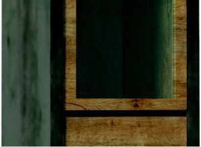 Vitrinen Massive Möbel Holz Schränke Neu Echtholz Vitrine Hoch Schrank Glas